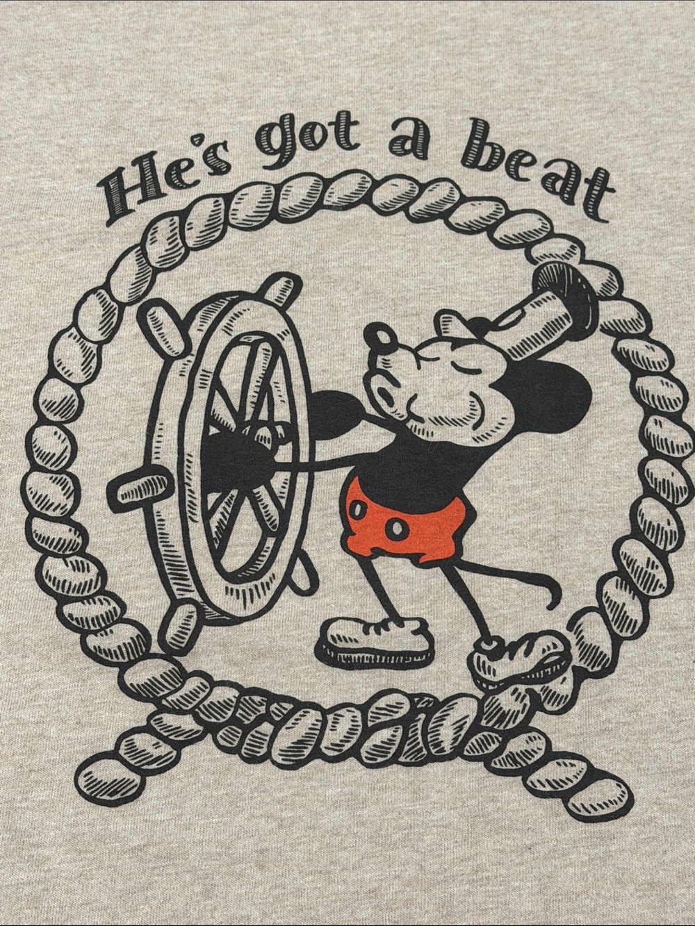 Disney UT Graphic Tee in Tan and Black size XL - Picture 7 of 7